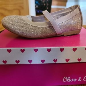 Kids Sparkle Mary Jane Flats